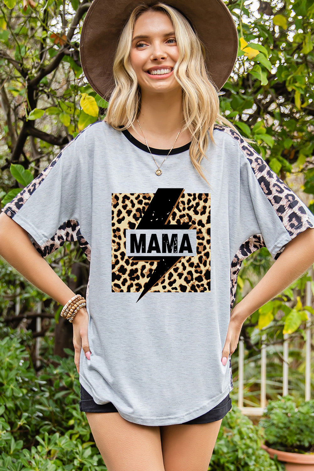  MAMA Lightning Leopard Tee