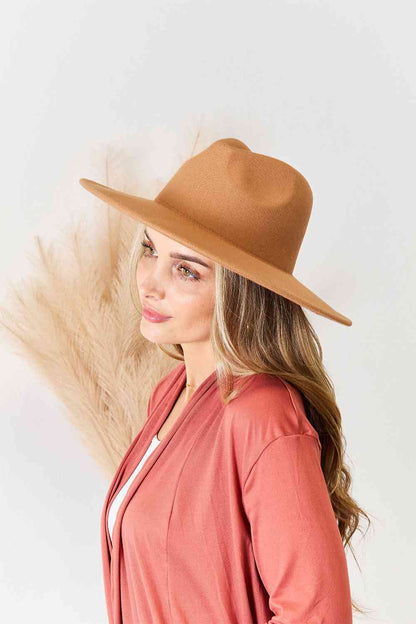Fedora Hat: Flat Brim & Fashionable
