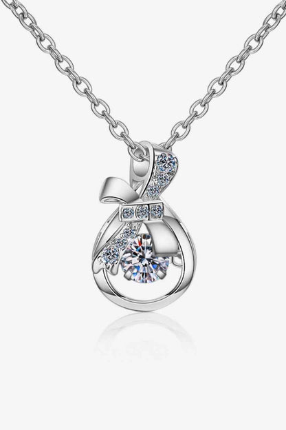 1 Carat Necklace Moissanite 925 Sterling Silver Necklace